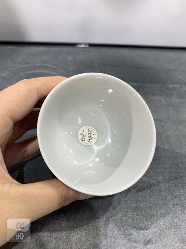 清乾隆广彩教子图茶园 - 图9